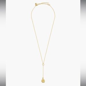NWOT SOLD OUT Madewell Melting Coin Lariat Necklace